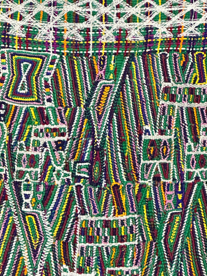 Handwoven Guatemalan Geometric Table Runner