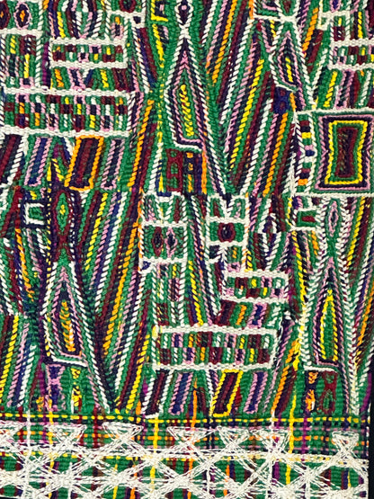 Handwoven Guatemalan Geometric Table Runner