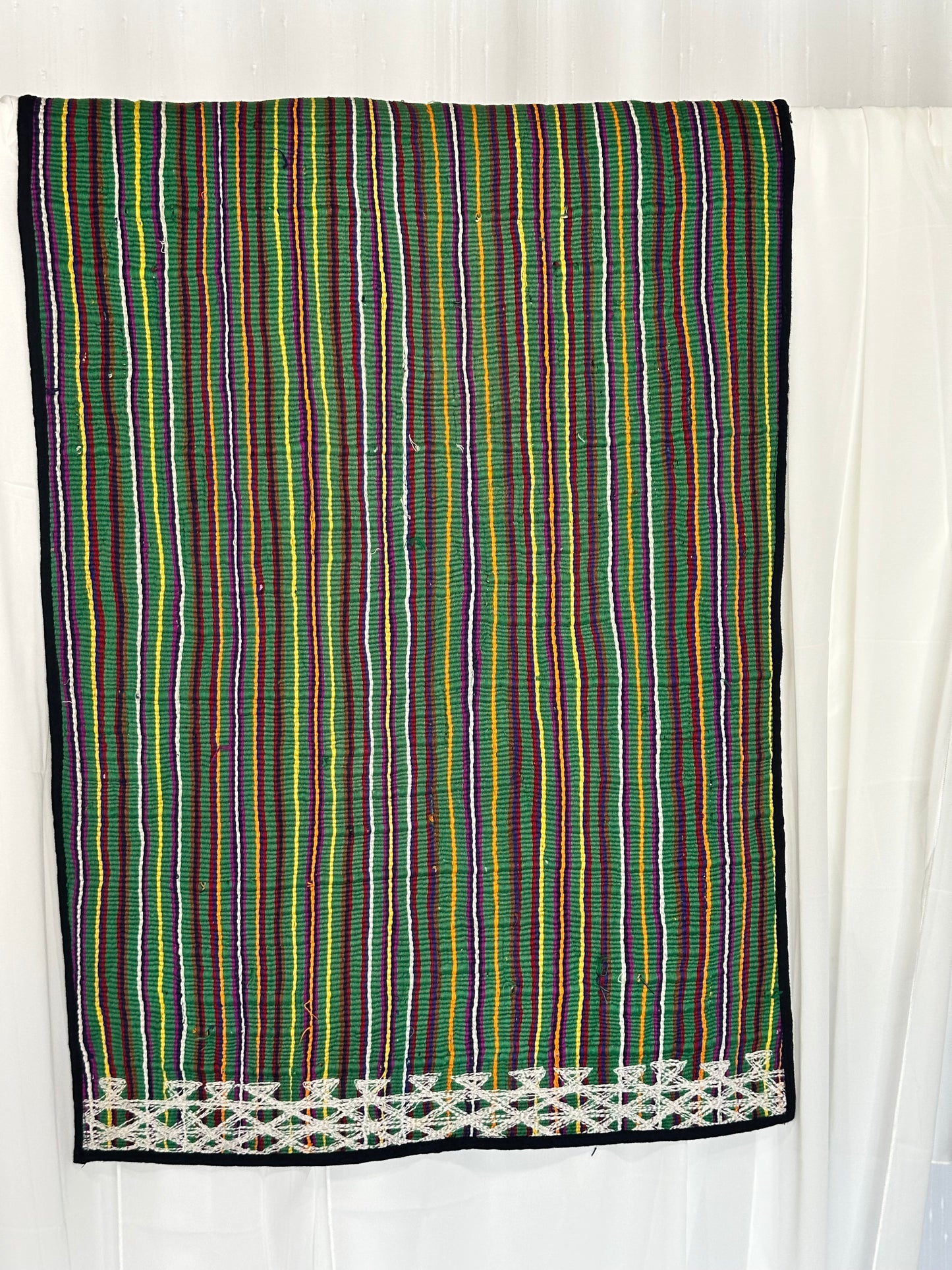 Handwoven Guatemalan Geometric Table Runner