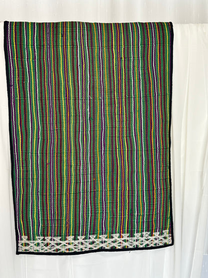 Handwoven Guatemalan Geometric Table Runner