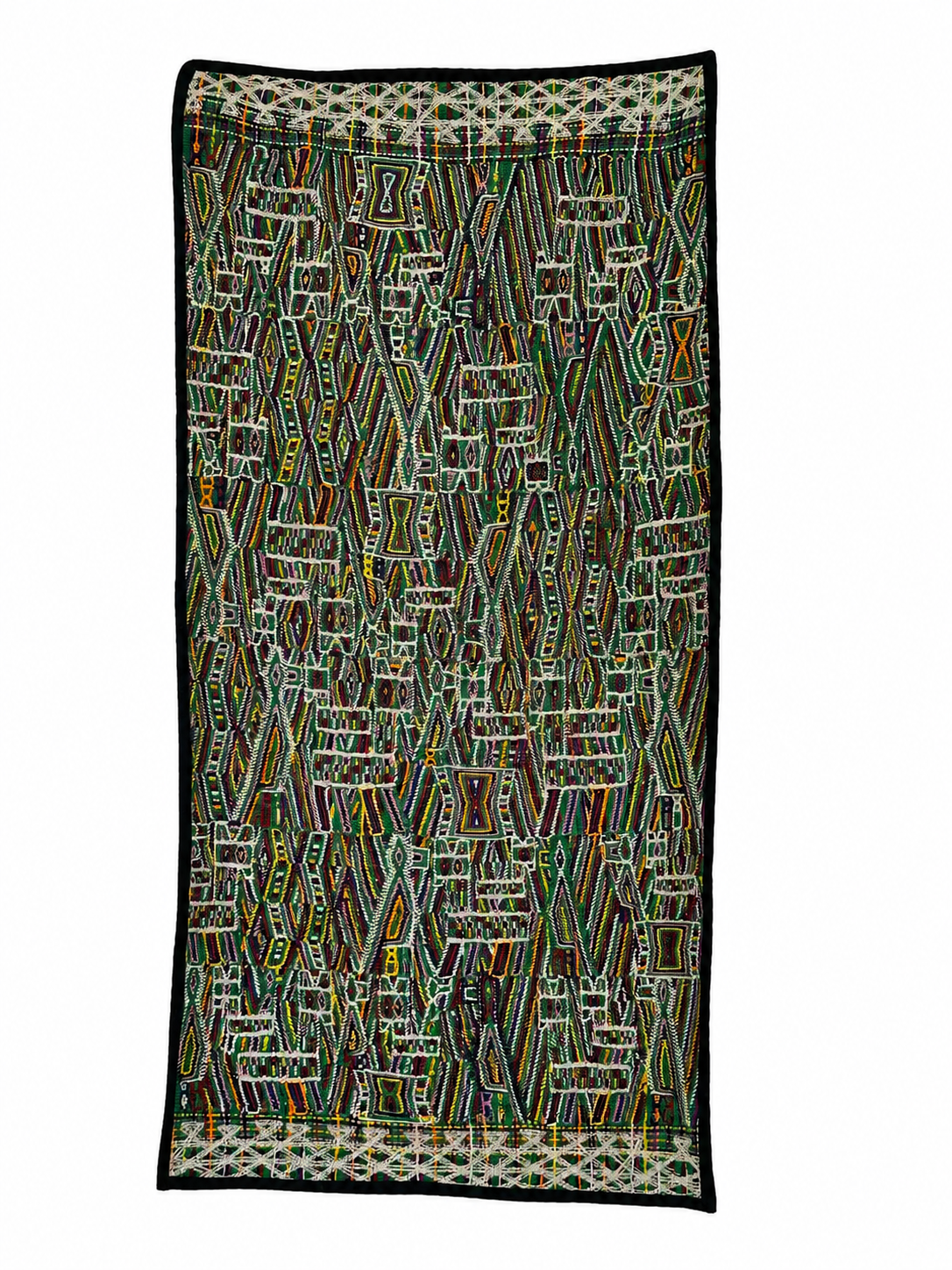 Handwoven Guatemalan Geometric Table Runner
