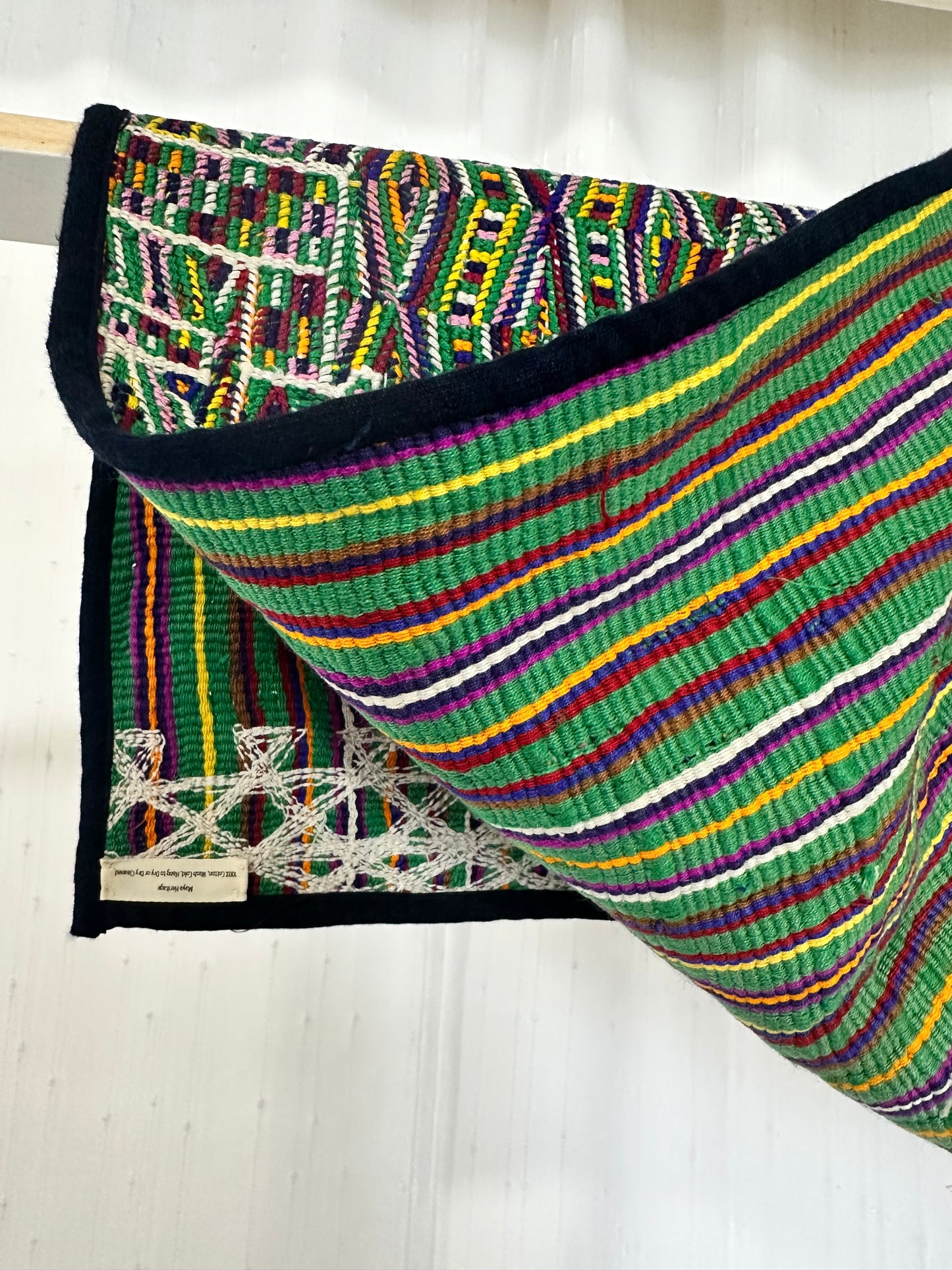 Handwoven Guatemalan Geometric Table Runner