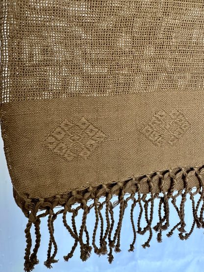 Handwoven Open Weave Guatemalan Table Runner | Decorative Textile