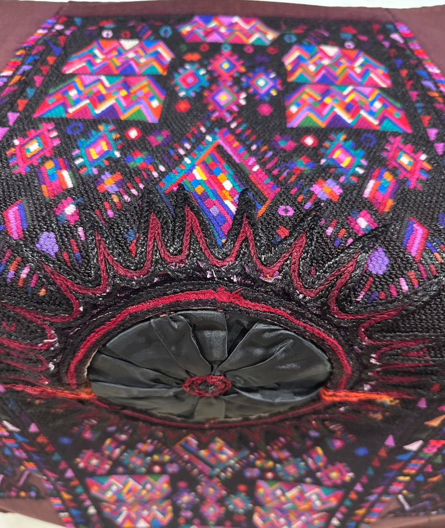 Vintage Midnight Sun Tapestry | Collectively Handwoven Guatemalan Textile Wall Hanging