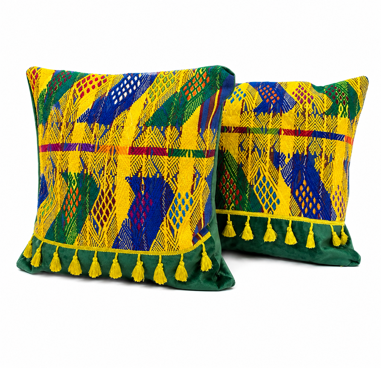 Handmade Guatemalan Huipil Decorative Pillows | One of a Kind Artisan Home Decor