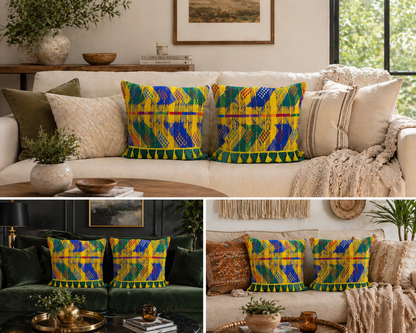 Handmade Guatemalan Huipil Decorative Pillows | One of a Kind Artisan Home Decor